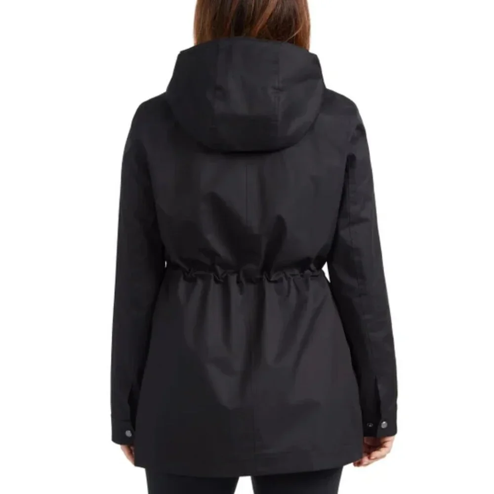 NWT - Hunter Black Rain Jacket Water Resistant Cotton Smock – Size XL - Picture 2 of 2